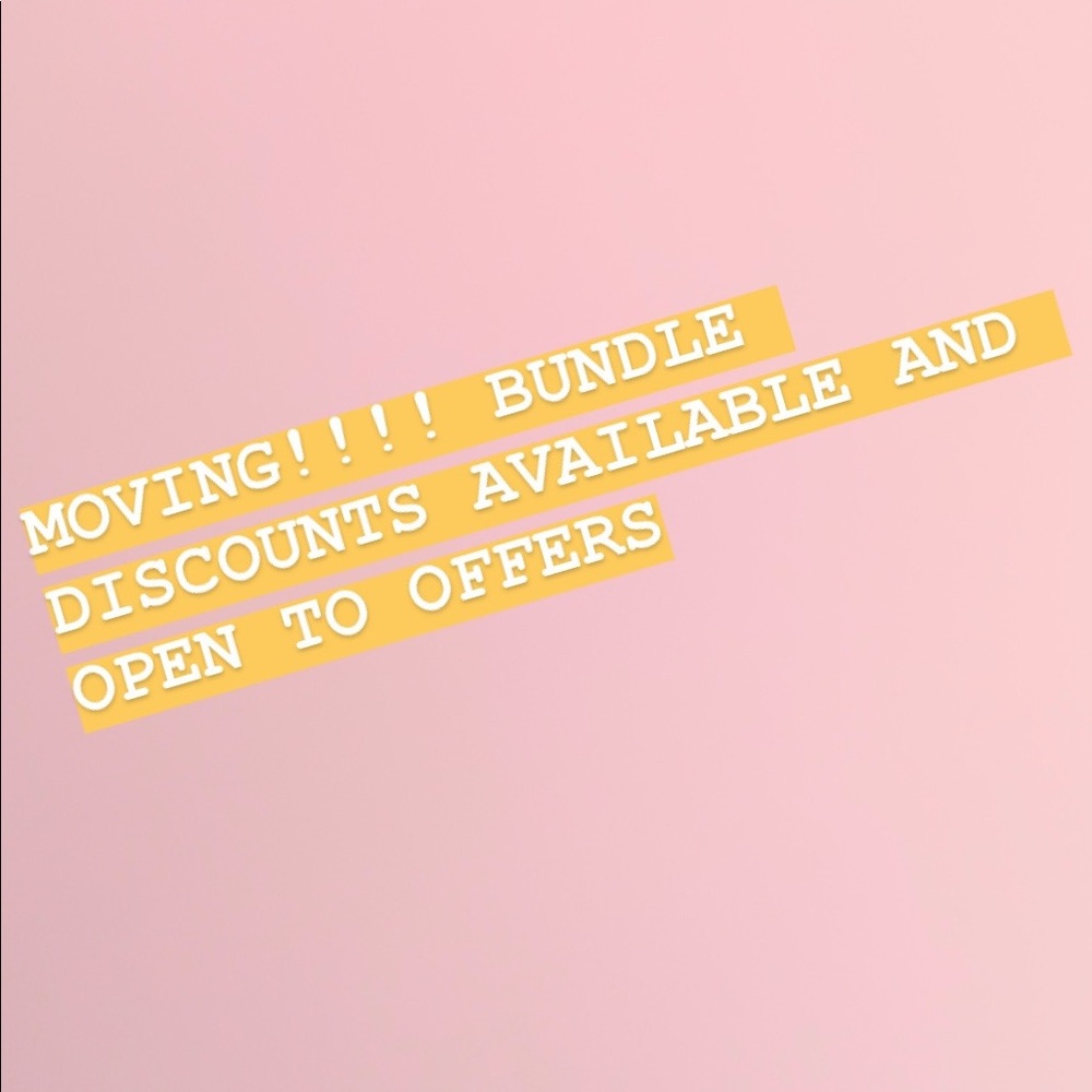 OPEN TO OFFERS AND OFFERING DISCOUNTS!!!!